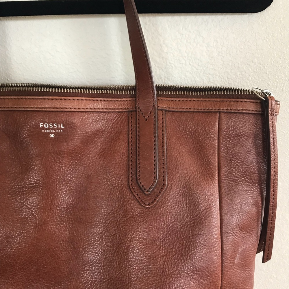 Fossil Purse - Brown Pebbled Leather